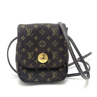 LOUIS VUITTON Shoulder Bag M95313 Monogram Mini-LinCanvas Brown Monogram mini run Pochette Cancun Women Used Authentic